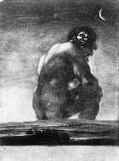 Francisco de goya y Lucientes The Colossus oil painting